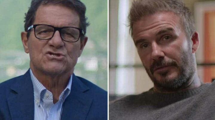 Fabio Capello brutally ended David Beckham's Real Madrid career with 8-word message that broke England legend's heart | The Sun