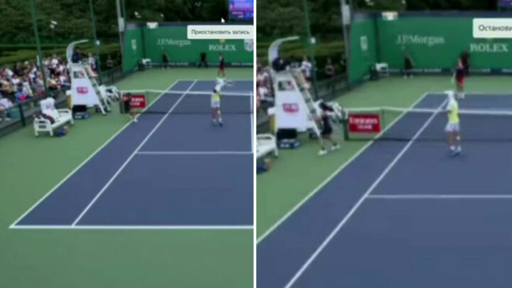 Tennis star on brink of winning crucial match DISQUALIFIED for moment of madness as fans say 'bro needs to chill' | The Sun