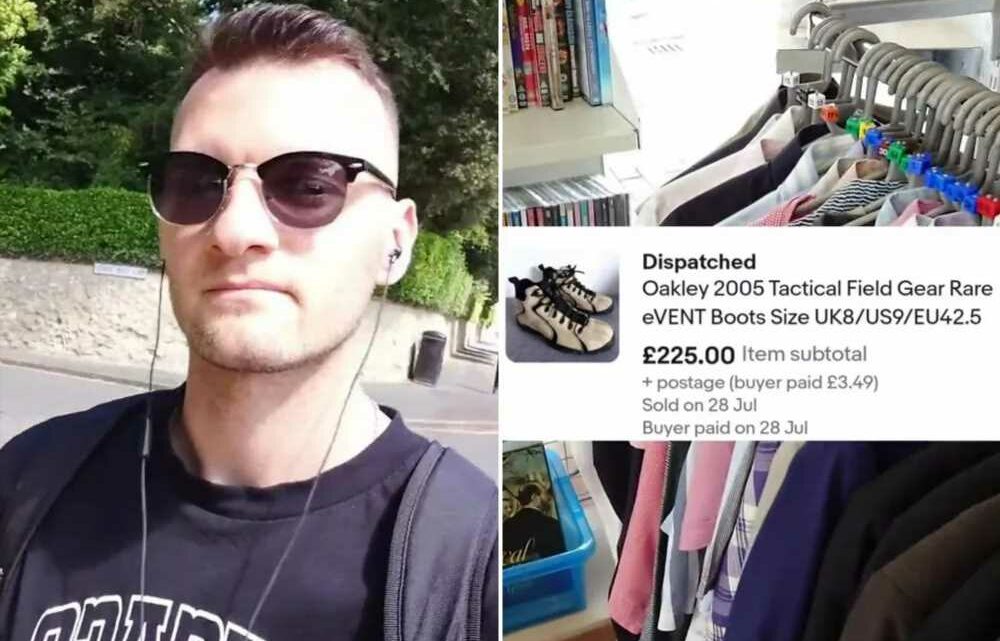 I'm a reseller & hit the jackpot in a charity shop – I bought a pair of boots for £15 and sold them in 24 hours for £225 | The Sun