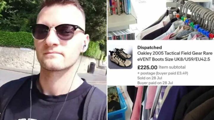 I'm a reseller & hit the jackpot in a charity shop – I bought a pair of boots for £15 and sold them in 24 hours for £225 | The Sun