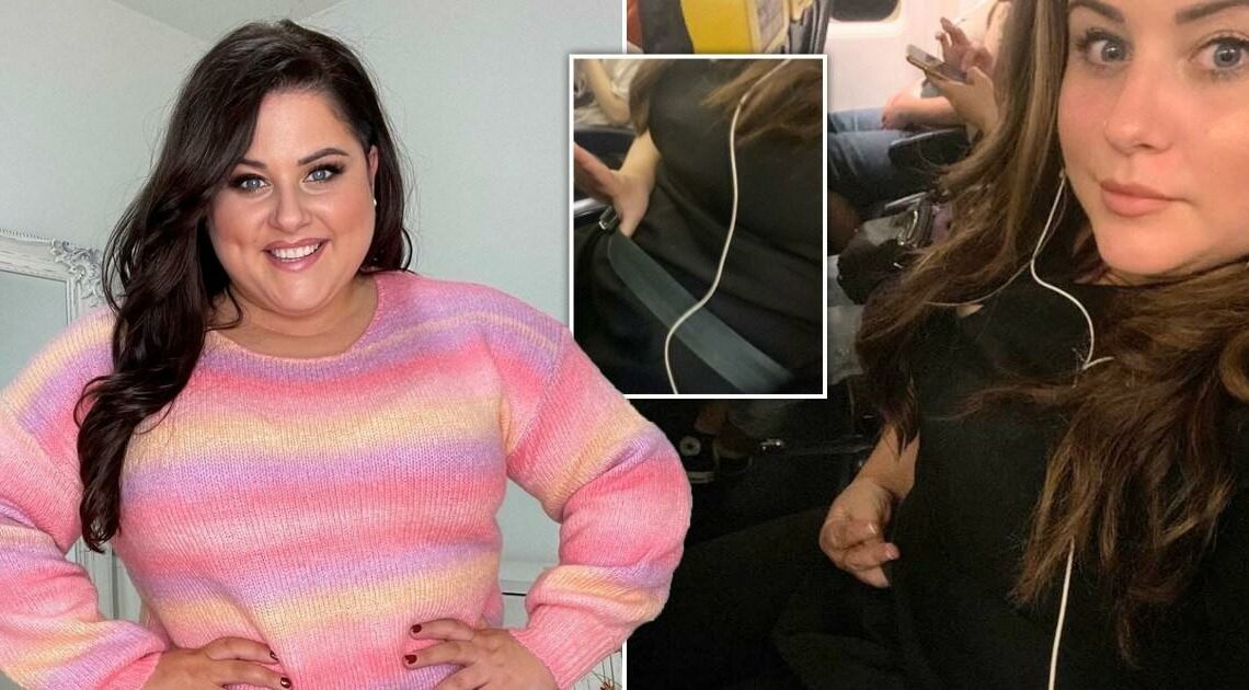Ryanair slammed by size 16 passenger who says belt 'lassoed' her to seat