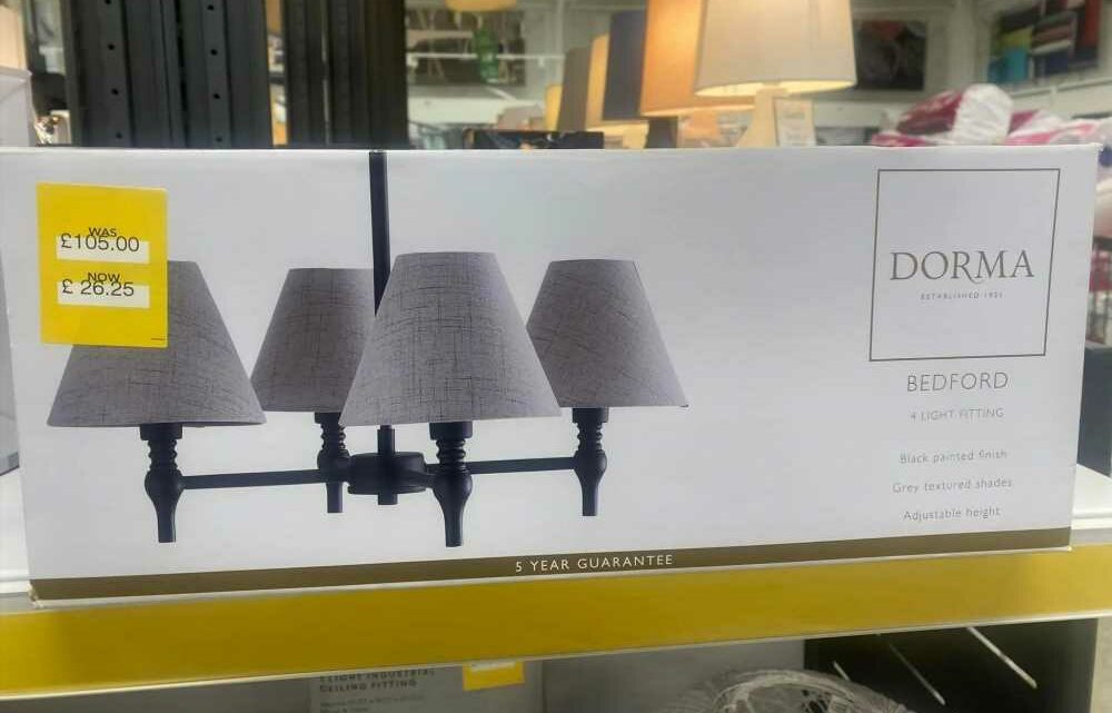 Shoppers are racing to Dunelm as loads of stylish lights are slashed to £5 in massive clearance | The Sun