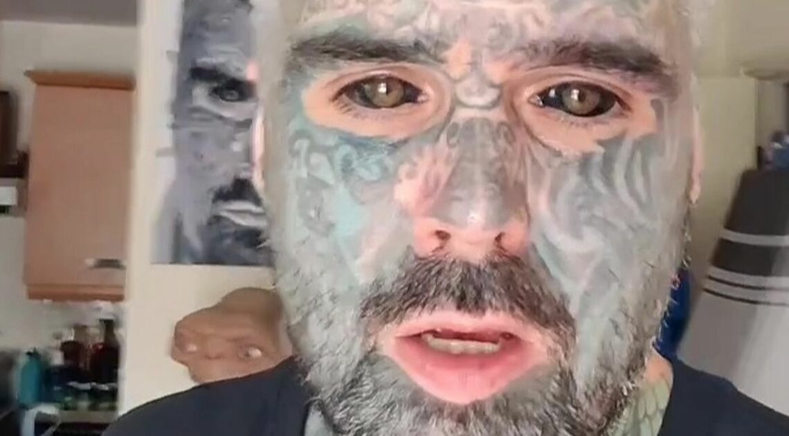 Britain’s most tattooed man insists eye ink ‘isn’t to blame’ for sight problems