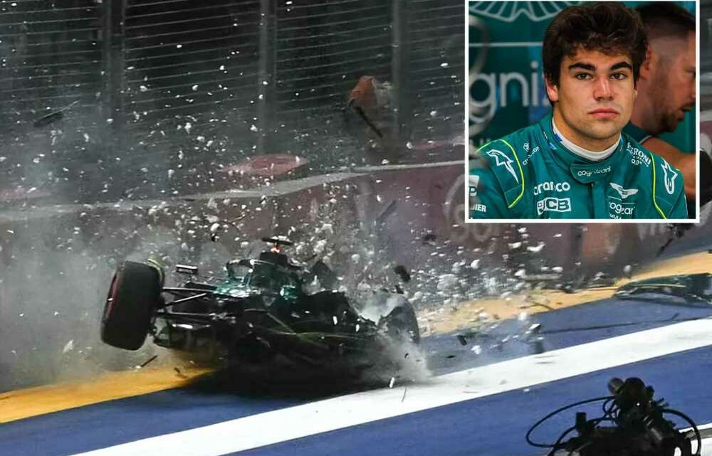 F1 star Lance Stroll forced to pull out of Singapore GP after horror 150mph crash as team give injury update on Canadian | The Sun