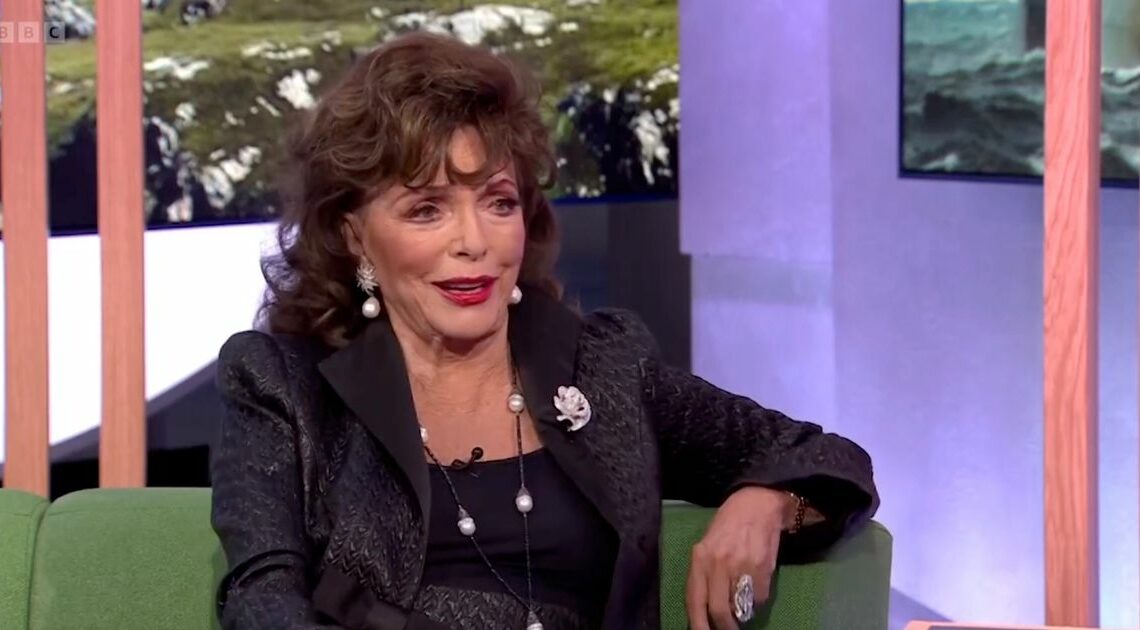 Joan Collins admits secret Dynasty connection to Princess Diana on The One Show