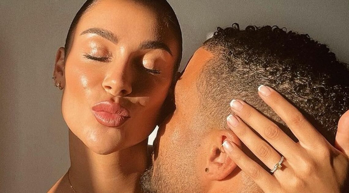 Love Island’s Cally Jane Beech engaged to SAS star and shows off first look at giant ring