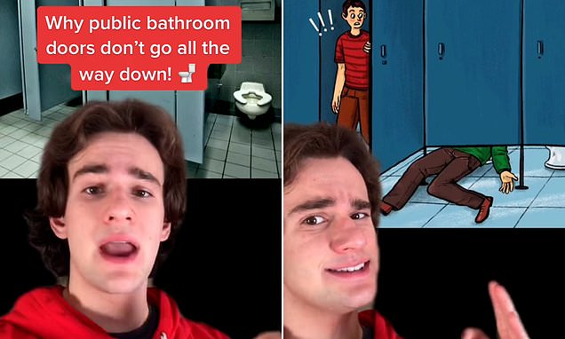 People shocked to learn reason public loo doors don&apos;t touch the floor