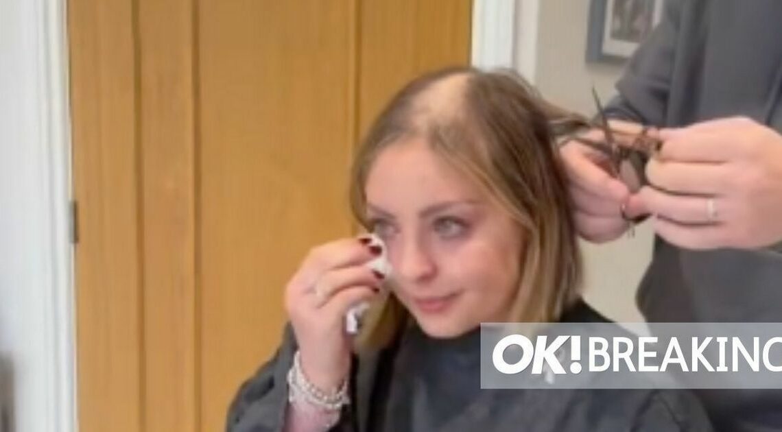 Strictly’s Amy Dowden breaks down as family help shave her head in tear-jerking video