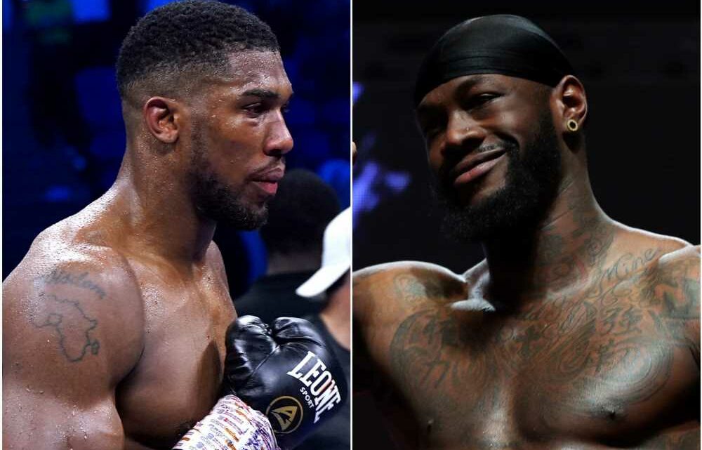 Deontay Wilder demands Anthony Joshua fight to avert ‘major disaster’ of duo never meeting