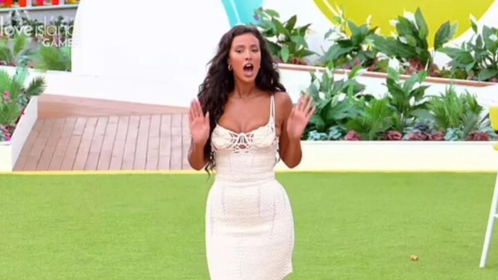 Maya Jama sizzles as she unzips leather top for Love Island Games teaser trailer