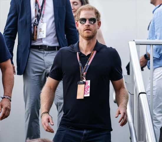Prince Harry was a guest of Mercedes at the United States Grand Prix in Austin