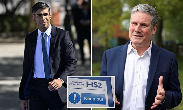 Rishi Sunak defies critics including David Cameron over HS2 axe