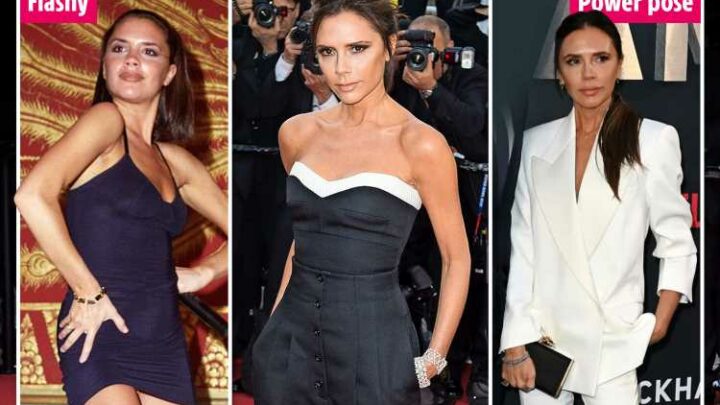 The 4 signature poses Victoria Beckham has invented to evolve from tacky Spice Girl to fashion icon & what they mean | The Sun