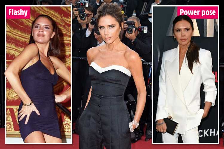 The 4 signature poses Victoria Beckham has invented to evolve from tacky Spice Girl to fashion icon & what they mean | The Sun