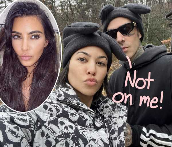 Travis Barker Slams Fan Theory HE'S The Reason For Kim & Kourtney Kardashian's Nasty Feud!