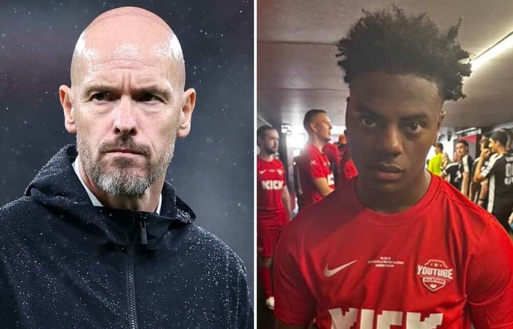 YouTuber IShowSpeed ABANDONS Man Utd saying he is no longer a fan and demands Ten Hag and summer signing are 'outlawed' | The Sun