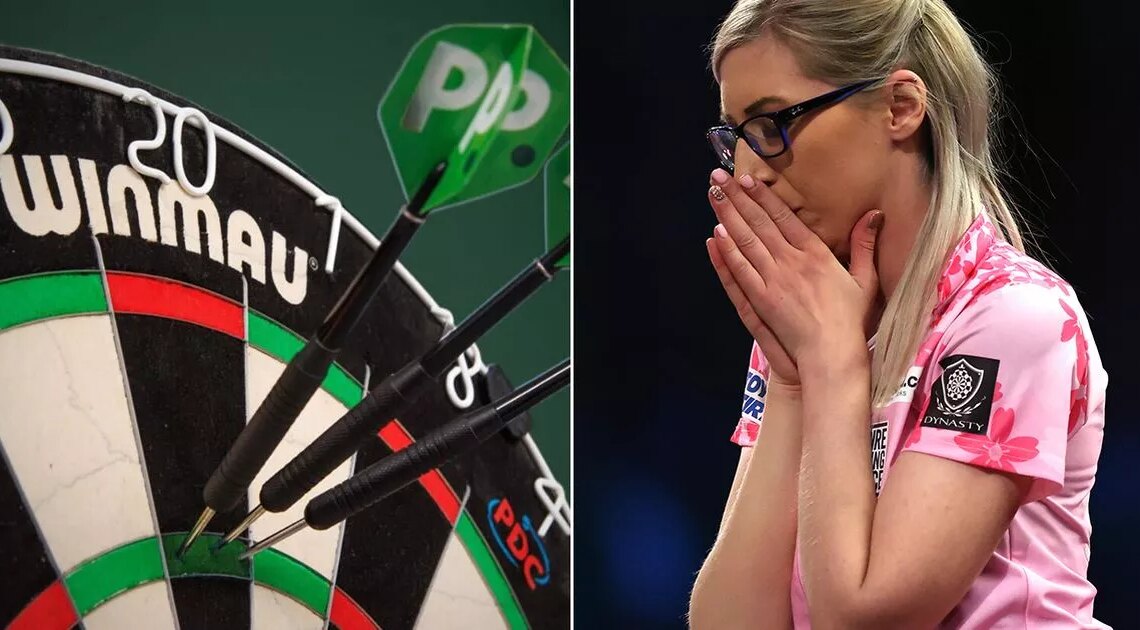 Fallon Sherrock admits new green treble 20 bed ‘sending her eyes really weird’