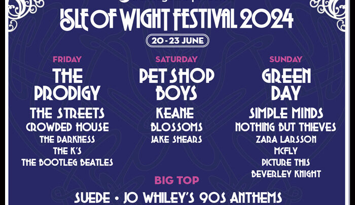 Green Day, The Prodigy & Pet Shop Boys To Headline Isle Of Wight Festival 2024