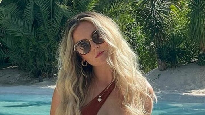 Little Mix’s Perrie Edwards branded ‘gorgeous’ as she showcases incredible figure in brown bikini