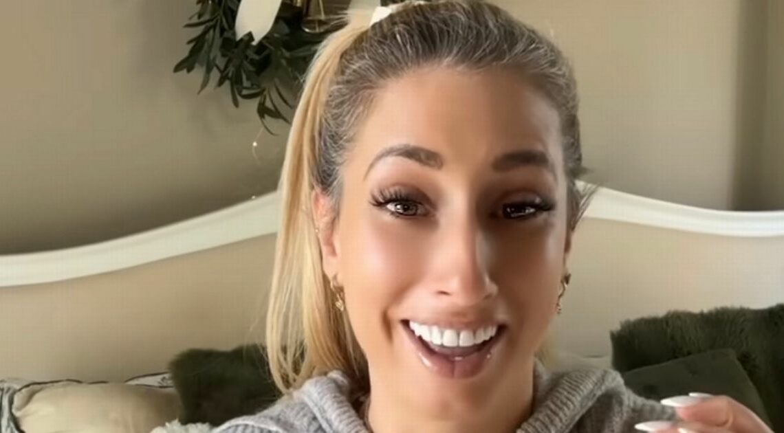 Stacey Solomon decorates Pickle Cottage for Christmas with just ribbon and double sided sticky tape