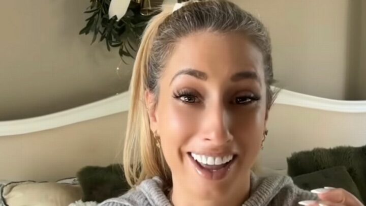 Stacey Solomon decorates Pickle Cottage for Christmas with just ribbon and double sided sticky tape