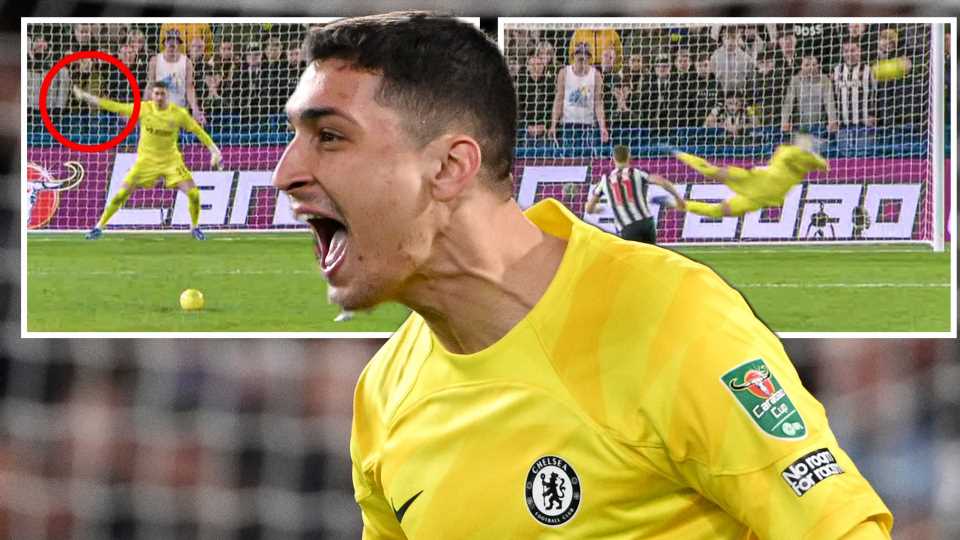 Fans spot Chelsea hero Petrovic's mind games in penalty shootout win over Newcastle as little-known keeper steals show | The Sun