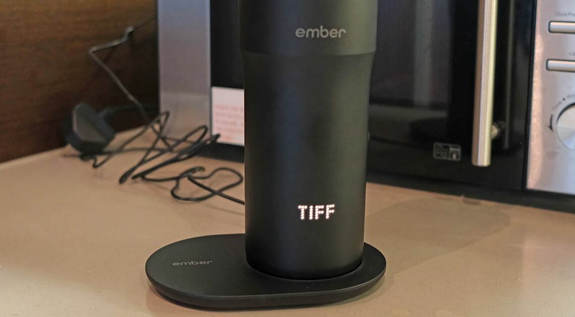 ‘I tried Ember’s self-heating travel mug on a walk and it’s a game changer’