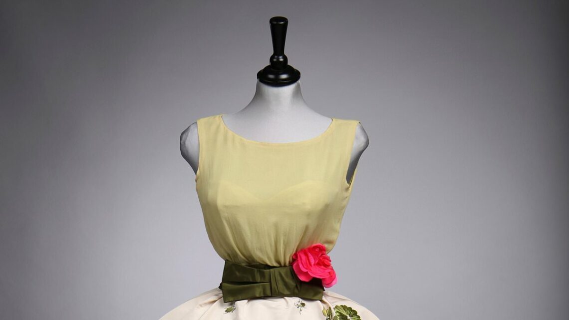 Liz Taylor&apos;s iconic dress was in Dior Paris vaults in PLASTIC SUITCASE