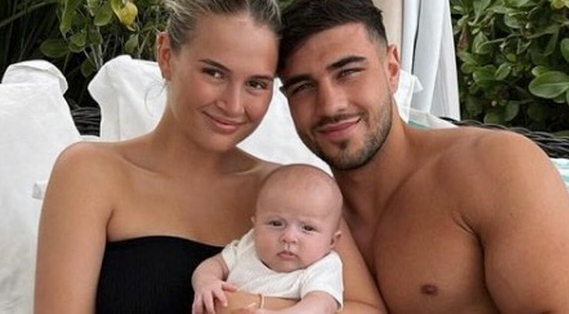 Tommy Fury’s telling one-word message to Molly-Mae Hague after she’s spotted without engagement ring